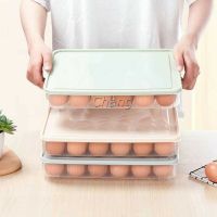 Chang กล่องเก็บไข่ ที่เก็บไข่ กันกระแทก เก็บได้24ฟอง (คละสี) ไข่เจียว egg storage box