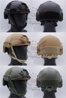 หมวกฟาส (Fast Helmet MH type) รุ่น Upgrade Version No holes  น้ำหนัก : 800 กรัม ขนาด : กว้าง 27.5cm. ยาว 18cm.  คุณสมบัติ ： #ตัวหมวกผลิตจากวัสดุคุณภาพ แข็งแรงทน