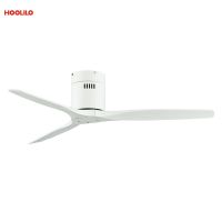 HOOLILO  2020 New 7 Color Modern Solid Wooden Blades 110V 220V 52inch Ceiling Fan Remote Control  Classic  Retro Ceiling Fan Exhaust Fans