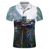 3d Print Short 2023 Sleeve Polo Shirt Transformers Sweatshirts Fashion Men Children Polo Shirts Streetwear Harajuku Casual Shirt Tops Unisex summer polo