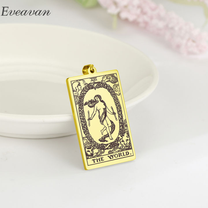 eueavan-10pcs-diy-accessories-stainless-steel-the-major-arcana-tarot-cards-vintage-amulet-pendant-for-necklaces-wholesale