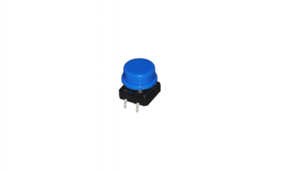 Momentary Push Button Switches - 12mm Square BLUE - COSW-2656