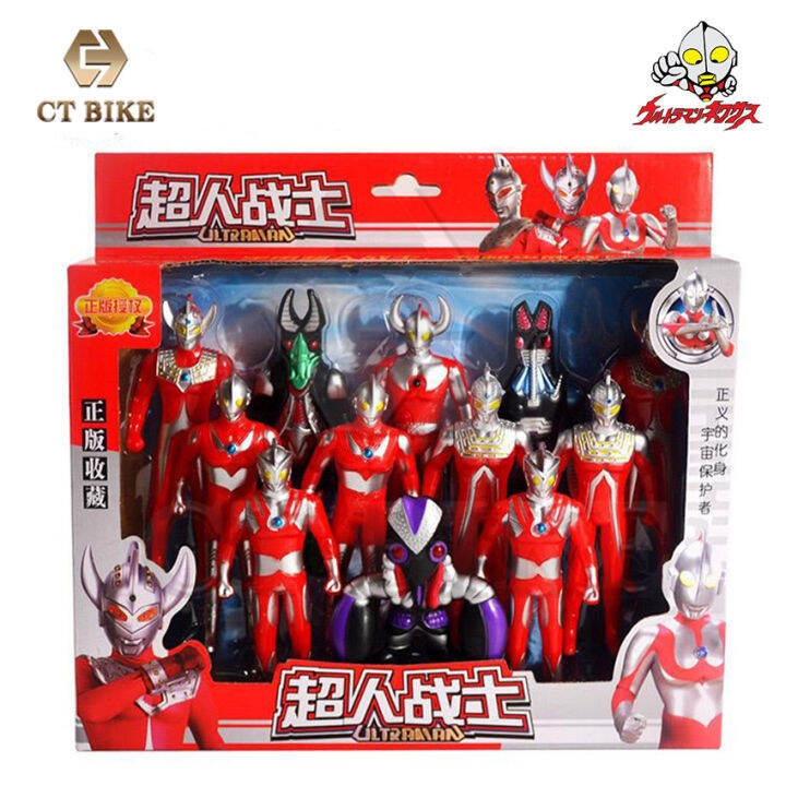 Ready Stock Ultraman Figurines Toy Action Figure Set Collection Toys ...