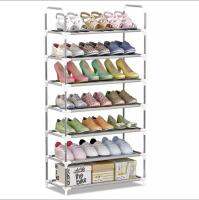 สินค้าใหม่!!! Shoe Rack ชั้นวางรองเท้า แบบ 7 ชั้น ทำจากโครงเหล้ก ขนาด 30x60x105 CM