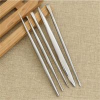 1Set Stainless Steel Rod Needles Pottery Modeling Carving Clay Porcelain Sculpture Engrave Ceramics Tools Texture Metal Tool