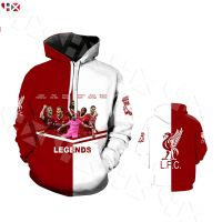 Liverpool Jersey Cool Street Wear 3D Print Unisex Hoodies Casual Long Sleeve Hooded Sweatshirt