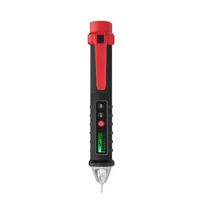 【Discount】 ปากกาปากกาแสดงสถานะไฟฟ้าเครื่องวัดระยะพร้อมเครื่องทดสอบ12V-1000V ทดสอบแรงดันไฟฟ้าอัจฉริยะแบบไม่สัมผัสและการปรับระดับ LED