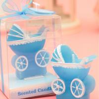 10 pcs cute Mini Creative Pram Baby Birthday Candle Kid Pram Baby Carriage Candle Cake Cupcake Topper Party Decoration