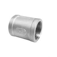 1/2 "หญิง * หญิง Coupling F/f สแตนเลส SS304เกลียวคู่อุปกรณ์ท่อ33Mm ความยาว