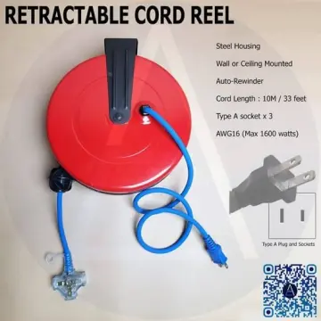 10~30m Ceiling Mounted or Wall Mounted Automatic Retractable Cable