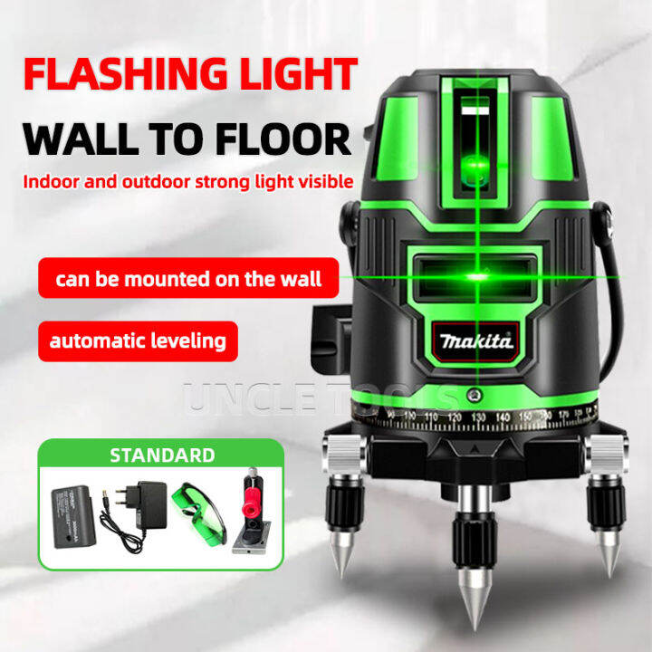 MAKITA Laser 2/5Lines 360 Rotatable Cross Lines Laser Level Indoor