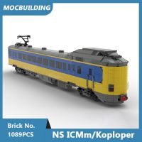 ตัวต่อตัวต่อโมเดลจำลอง DIY บล็อกตัวต่อ NS Icmm/koploper รถไฟเมืองด่วนของขวัญของเล่นเด็กจัดแสดงอย่างสร้างสรรค์1089ชิ้น