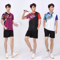 shot goods Adults Badminton Shirt Men Sport Shorts Badminton Jersey