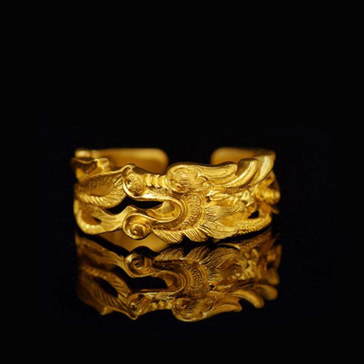 light-amp-z-แหวนทองโบราณสำหรับผู้ชายใหม่แฟชั่นคู่รักแหวนทองบุคลิกภาพ
