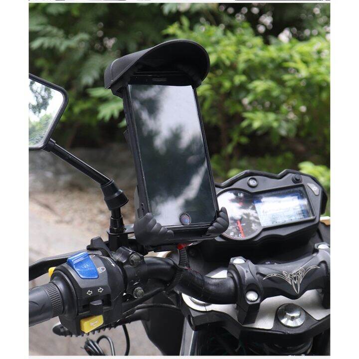 [WITH CAP] UNIVERSAL GRIP MOTORCYCLE PHONE HOLDER / BIKE / MOUNT CLAMP ...