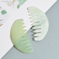 ❃ Natural Jade Comb Face Scalp Gua Sha Massager Stone Comb Facial Body Acupuncture Stick Beauty Health Scraper SPA Massage Tool