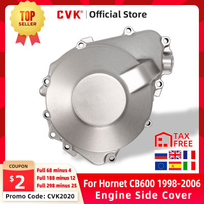 CVK ฝาครอบเครื่องยนต์มอเตอร์ Stator CrankCase ด้านข้างสำหรับ Honda Hornet 600 CB600 1998 1999 2000 2001 2002 2003 2004 2005 2006