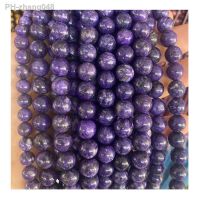 Natural Stone Charoite Beads 4 6 8 10mm Pick Size 15 Strand Round Loose Gemstone Beads For Jewelry Making DIY Bracelet Earring