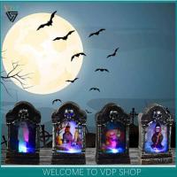 4x Halloween Light Up Tombstone Horror LED Game Props Outdoor Garden Party Decor
