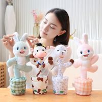 Singing And Dancing Electric Swinging Plush Rabbit Toys Interactive Electronic Bunny Toy Doll Childrens Birthday Gifts Cute