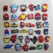 Charm Sticker Jbbitz Cao Su Gắn Lên Dép Sục Cho Bé Trai Gái Nhiều Hình