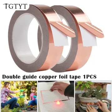 Copper Foil Tapes Adhesive Sealing Tape Waterproof Shield conductive Repairs