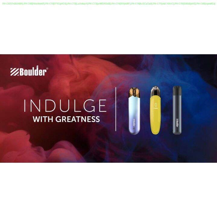 Vape Autherntic Boulder 3 in 1 Pods Kit Device Set With 3 Pod Ships