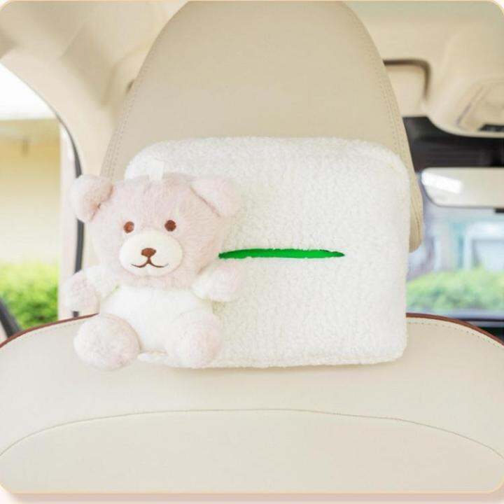 cute-car-tissue-holder-outdoor-camping-napkin-holding-bag-decorative-outdoor-napkin-holding-bag-facial-paper-storage-case-plush-cartoon-animal-toilet-paper-holder-for-bedroom-dressers-intelligent