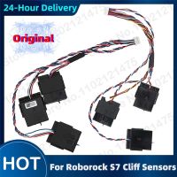 Original ซ้ายขวา Cliff Harness Assembly อะไหล่ Roborock S7 S70 S75เครื่องดูดฝุ่น Cliff Sensor อุปกรณ์เสริม