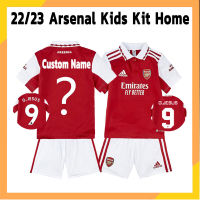 Arsenal Kids Jersey 22/23 Home Away Jersi Kids Football Kit 2022 2023 LFC Soccer T-shirt JESUS SAKA