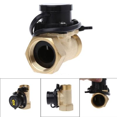 HT800 One 1 Inch Water Pump Flow Sensor Switch Liquid Booster Solar Heater Brass Magnetic Pressure Automatic Control Valve Part