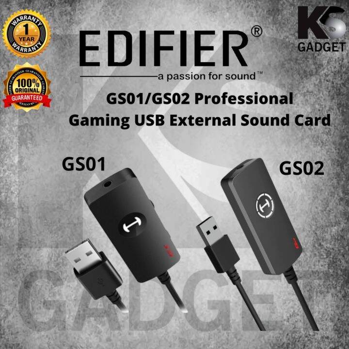 Edifier GS01/GS02 Professional Gaming USB External Sound Card | Lazada