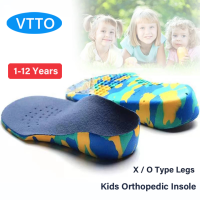 VTTO 1-12ปีเด็ก Orthopedic Insole X O ประเภทขา Arch สนับสนุนรองเท้าเบาะเด็กฟุต Valgus แก้ไขแบนเท้า Care