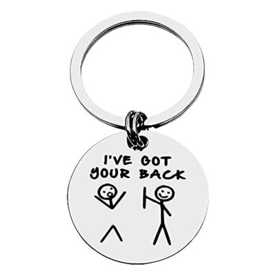 Friendship Keychain Stainless Steel Keyring Gift With Got Your Back For Besties Sister Graduation Gift Holiday Gift For Schoolbags Purses Pants convenient