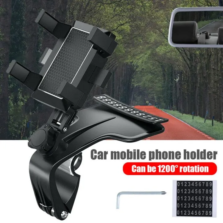 รถโทรศัพท์มือถือ360องศาหมุนวงเล็บ GPS Car Mount โทรศัพท์มือถือแท่นวาง