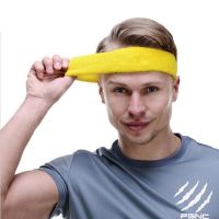 Uni Cotton Sport Sweatband Headband Yoga Gym Stretch Hair Band