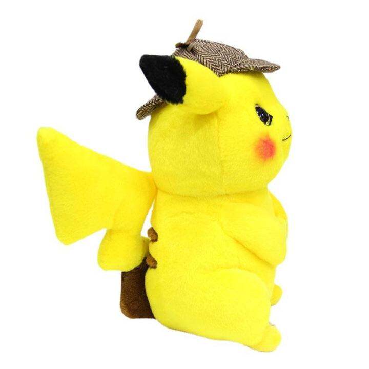 big detective pikachu plush