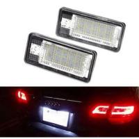 2 * 18LED 6000K LED ใบอนุญาต Light Plate สำหรับ Audi A3 S3 A4 S4 B6 B7 A6 Audi เท่านั้นกันน้ำ