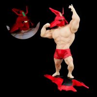 MSN-04 Sazabi เล่นกล้าม Body Buliding Muscle LED EYEs  PVC Action Figure 18 cm