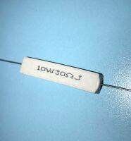 ตัวต้านทาน resistor 10w 30ohm ชนิด กระเบื้อง ใช้ในวงจร network อเมเจอร์