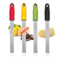 Citrus Lemon Zester &amp; ที่ขูดชีส-Parmesan,มะนาว,ขิง,กระเทียม,ลูกจันทน์เทศ,ช็อกโกแลต,ผัก,ผลไม้,เครื่องมือทำครัว