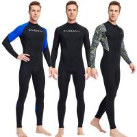 UPF50 + Full Body Rash Guard Dive Skins Wetsuit ชุดว่ายน้ำ Sun UV Protection แขนยาว One Piece ว่ายน้ำดำน้ำดูปะการัง Body Suit