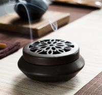 Dining Living Room Vertical Incense Burner Ceramic Creative Line Fragrance Incense Burner Home Office Ornaments Deocr