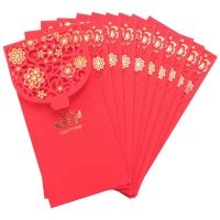 30PCS Chinese Red Envelopes Lucky Money Envelopes Wedding Red Packet for New Year Wedding (7X3.4 In)