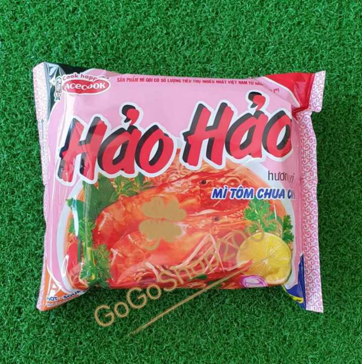 【vietnam】1 Pack Hao Hao Mi Tom Chua Cay Hot Sour Shrimp Flavour Vietnamese Instant Noodles