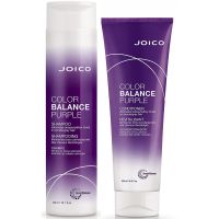 Joico Color Balance Purple shampoo and conditioner 300ml แชมพูและครีมนวดที่เหมาะสำหรับบำรุงผมสีเทา exp.ปี 24