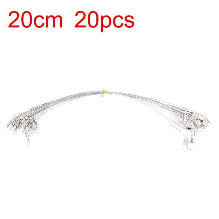 a-decent035-20pcs-lot-15cm-20cm-30cm-steel-wire-leader-with-fishing-accessory-silver-color-leadcore-leash-line