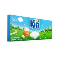 Premium Import products? ( x 1 ) Kiri Spreadable Cream Cheese Square 216g (12 portions) ++ คิรี ชีสสีเหลี่ยม ขนาด 216g (12 ชิ้น )