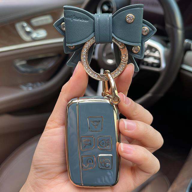 hot-cppppzlqhen-561-bow-ring-car-key-case-สำหรับ-range-rover-evoque-freelander-discovery-sport-jaguar-f-type-i-f-e-pace-xe-xfl-xel-velar-defender