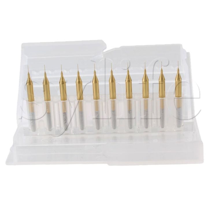 hh-ddpj0-2mm-blade-1-8-shank-titanium-coated-carbide-micro-drill-bits-pcb-cnc-end-mill-tool-pack-of-10
